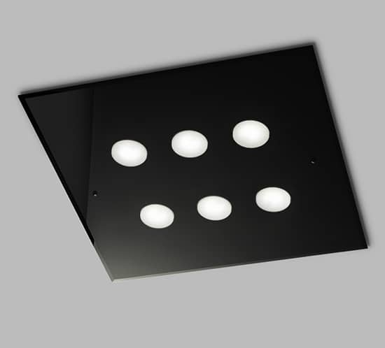 Plafonnier Dado 6L Metal Lux - E-luminaire - éclairage design
